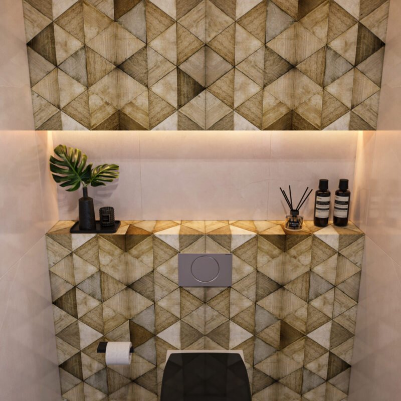 Triangular Timber Charm2